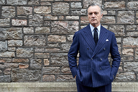 Douglas Cordeaux in Blue suit