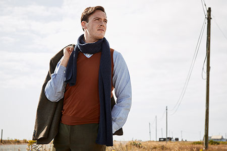 Cashmere shirt, jumper and scarf