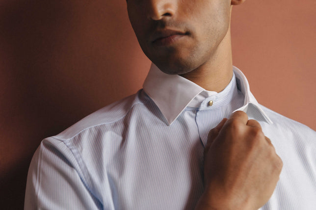 Detachable dress collars in white