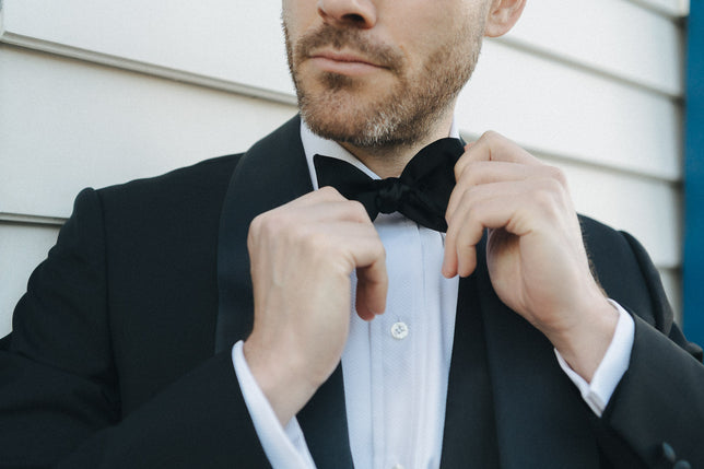 Marcella dress shirt and bow tie
