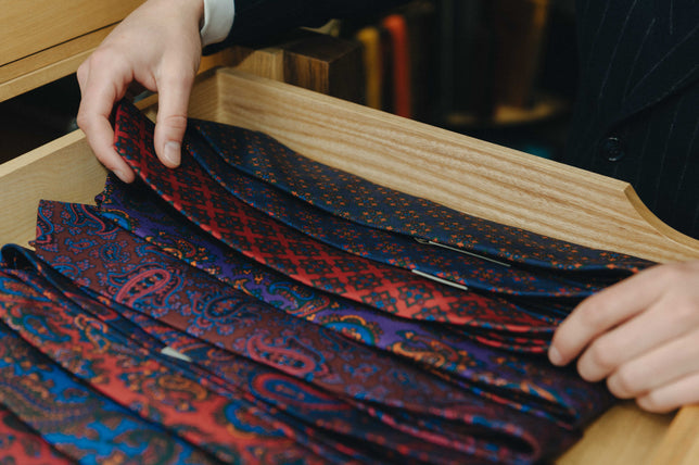Madder silk ties