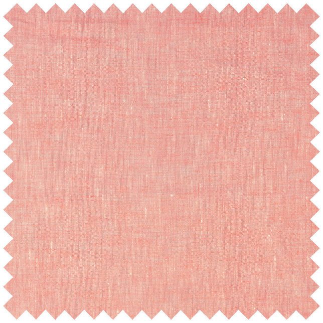 Orange linen shirt fabric swatch