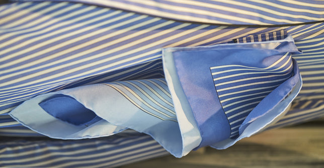Striped Pocket Squares