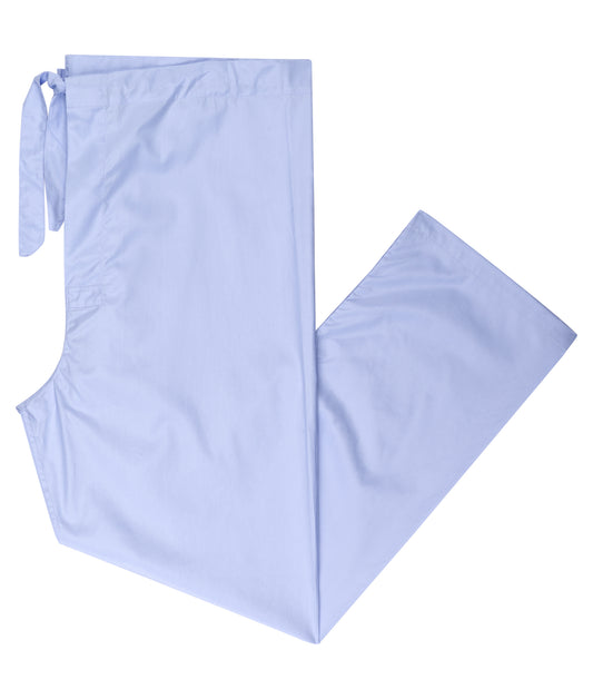 Plain Poplin Pyjamas in Sky Blue and Navy