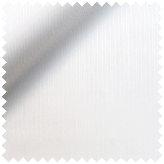 White Self-Stripe Supraluxe Cotton