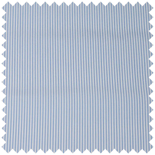Light blue Bengal stripe in Supraluxe cotton