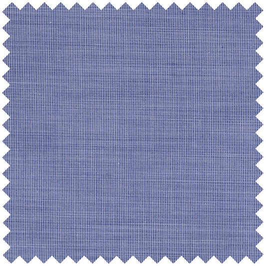 Plain Superpoplin End on End in Navy