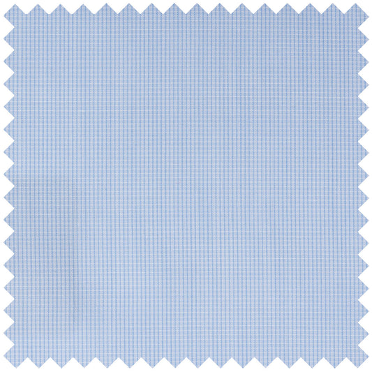 Fine Check Sea Island Quality in Blue