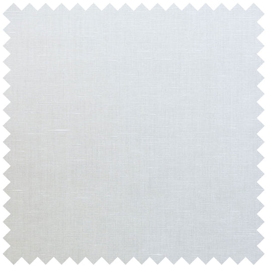 Plain Cotton and Linen in White