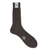 Cotton Short Socks in Chocolate Brown