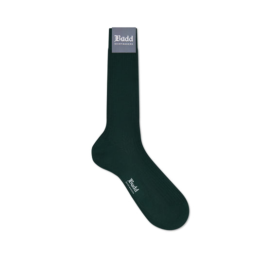 Cotton Short Socks in Verdone Green