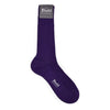 Wool Short Socks in Plum