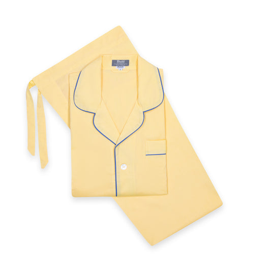 Plain Batiste Pyjamas in Lemon