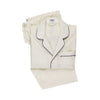 Plain Poplin Pyjamas in Cream