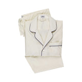 Plain Poplin Pyjamas in Cream