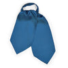 Small Spot Foulard Silk Cravat in Butcher Blue