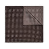 Polka Dot 27inch Silk Square in Brown