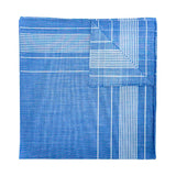 Harlan Fancy Batiste Cotton Hank in Blue and White