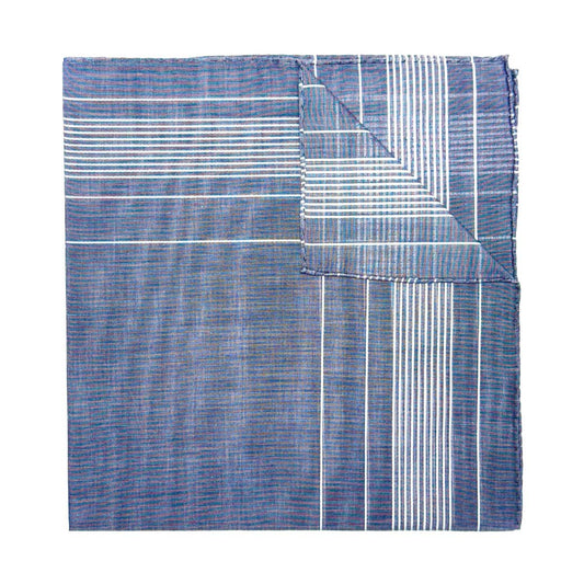 Harlan Fancy Batiste Cotton Hank in Dark Navy