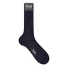 Cashmere and Silk Short Socks in Nero