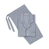 Cotton and Cashmere Classic Pyjamas in Denim and Navy