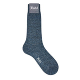 Linen Short Socks in Denim Blue