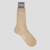 Linen Short Socks in Sand