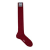 Cashmere Long Socks in Claret