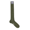 Cashmere Long Socks in Sage Green