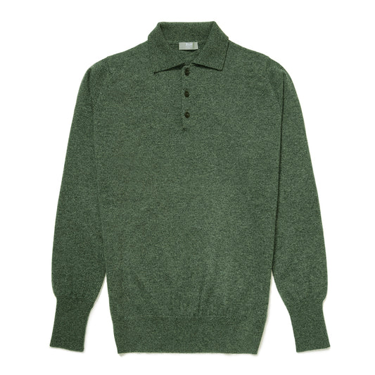 Plain Cashmere Oxton Jumper in Serpentine