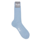 Ladies Cashmere Short Socks in Celeste