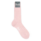 Ladies Cashmere Short Socks in Rose