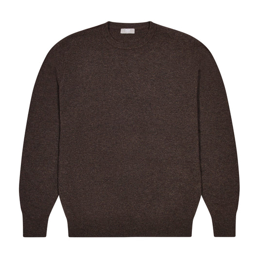 Harley Geelong Wool Crew Neck Jumper in Bracken