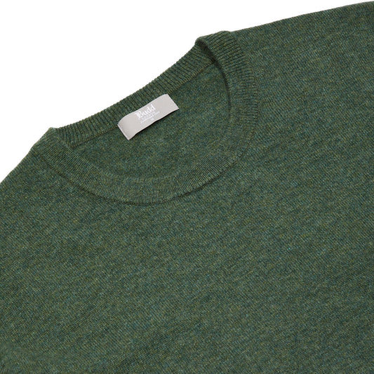 Harley Geelong Wool Crew Neck Jumper in Hunter