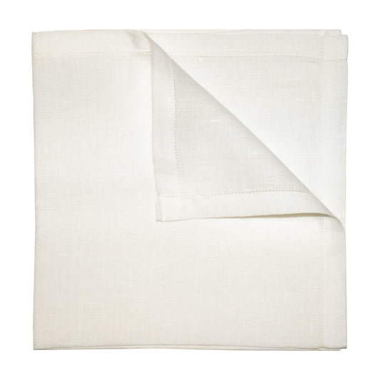Hemstitch Snuff Handkerchief in White
