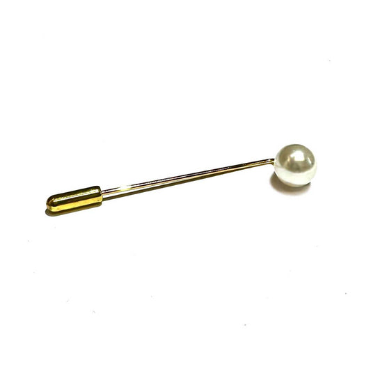 Pearl and Gilt Ascot Stick Pin