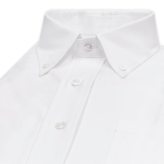 Classic Fit Button Down Oxford Shirt in White