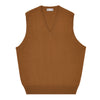 Vintage vicuna tan cashmere slipover jumper