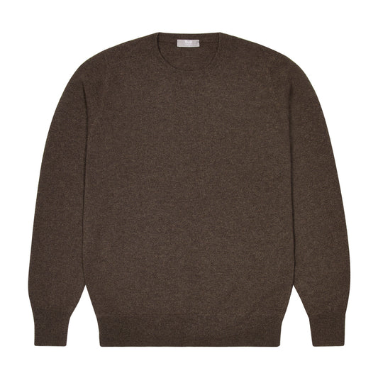 Alston Cashmere Crew Neck Jumper in Pepperpot