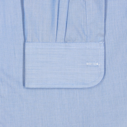 Womens Buddette Exclusive Sea Island Cotton Button Cuff Shirt in Blue