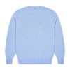 Hayle Cotton Relaxed Knit Crew Neck Jumper in Capri