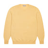 Hayle Cotton Relaxed Knit Crew Neck Jumper in Laguna