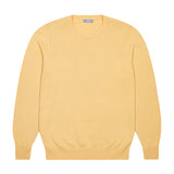 Hayle Cotton Relaxed Knit Crew Neck Jumper in Laguna