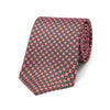 Lattice Link Silk Twill Tie in Pink