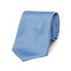 Plain Silk Twill Tie in Sky Blue
