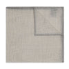 Puppytooth Linen Pocket Square in Natural