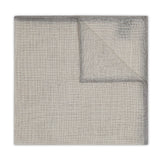 Puppytooth Linen Pocket Square in Natural