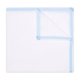 Amalfi Batiste Cotton Pocket Square in Sky Blue