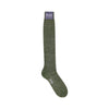 Linen Long Socks in Khaki