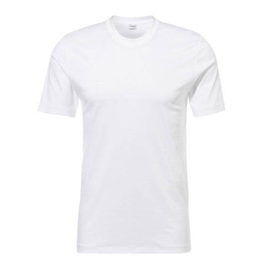 Zimmerli Sea Island Cotton Crew Neck T-Shirt in White